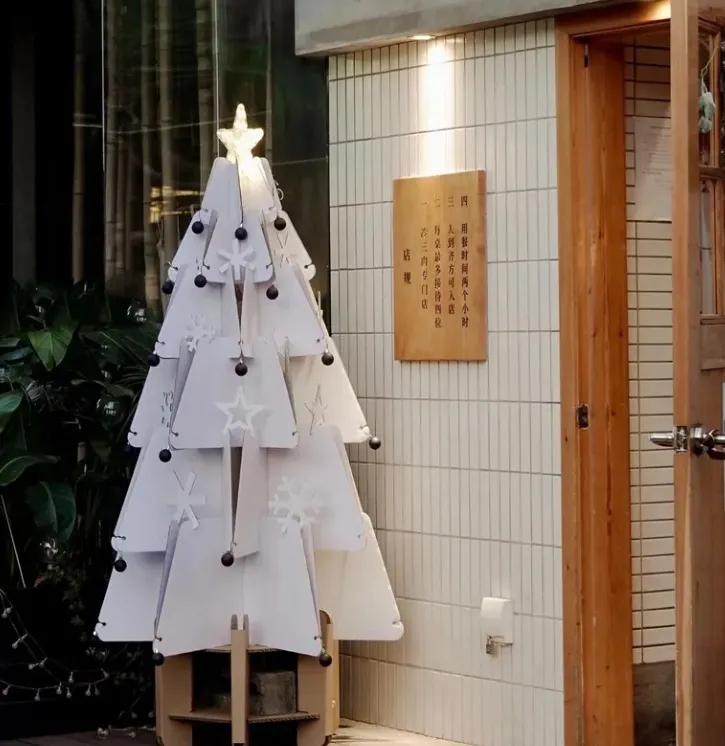 New Creative Christmas Tree Standing Display Decor Art Crafts Corrugated Paper Antique Christmas Tree Cardboard Displays New Creative Christmas Tree Standing Display Decor Art Crafts Corrugated Paper Antique Christmas Tree Cardboard Displays