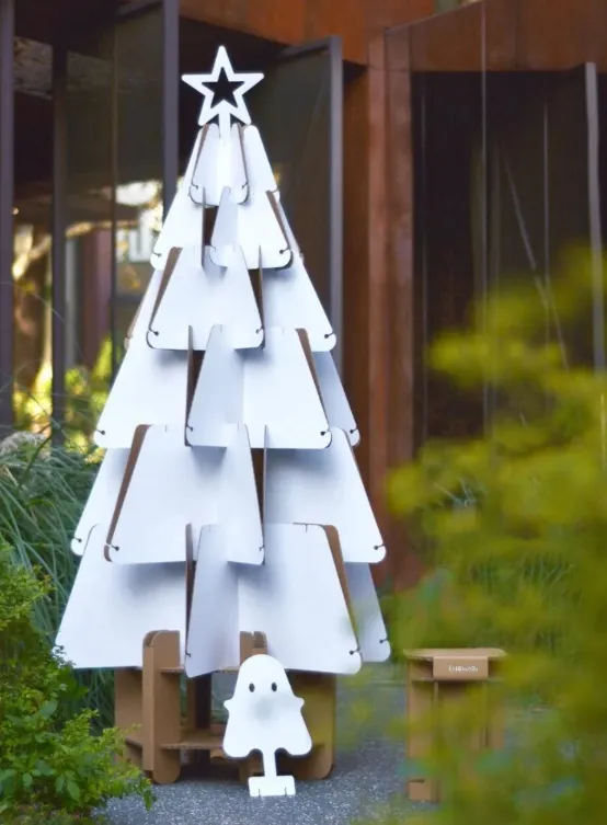 New Creative Christmas Tree Standing Display Decor Art Crafts Corrugated Paper Antique Christmas Tree Cardboard Displays New Creative Christmas Tree Standing Display Decor Art Crafts Corrugated Paper Antique Christmas Tree Cardboard Displays