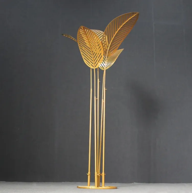 Display Racks Iron Banana Leaf Road Guide Wedding Props