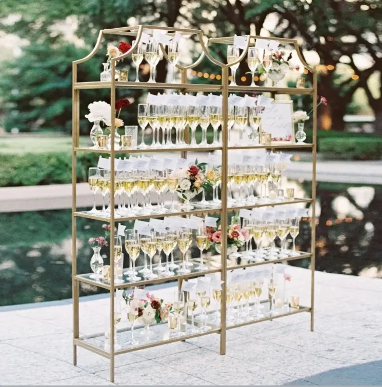 Modern Decorations 5 Tier Store Wine Storage Gol