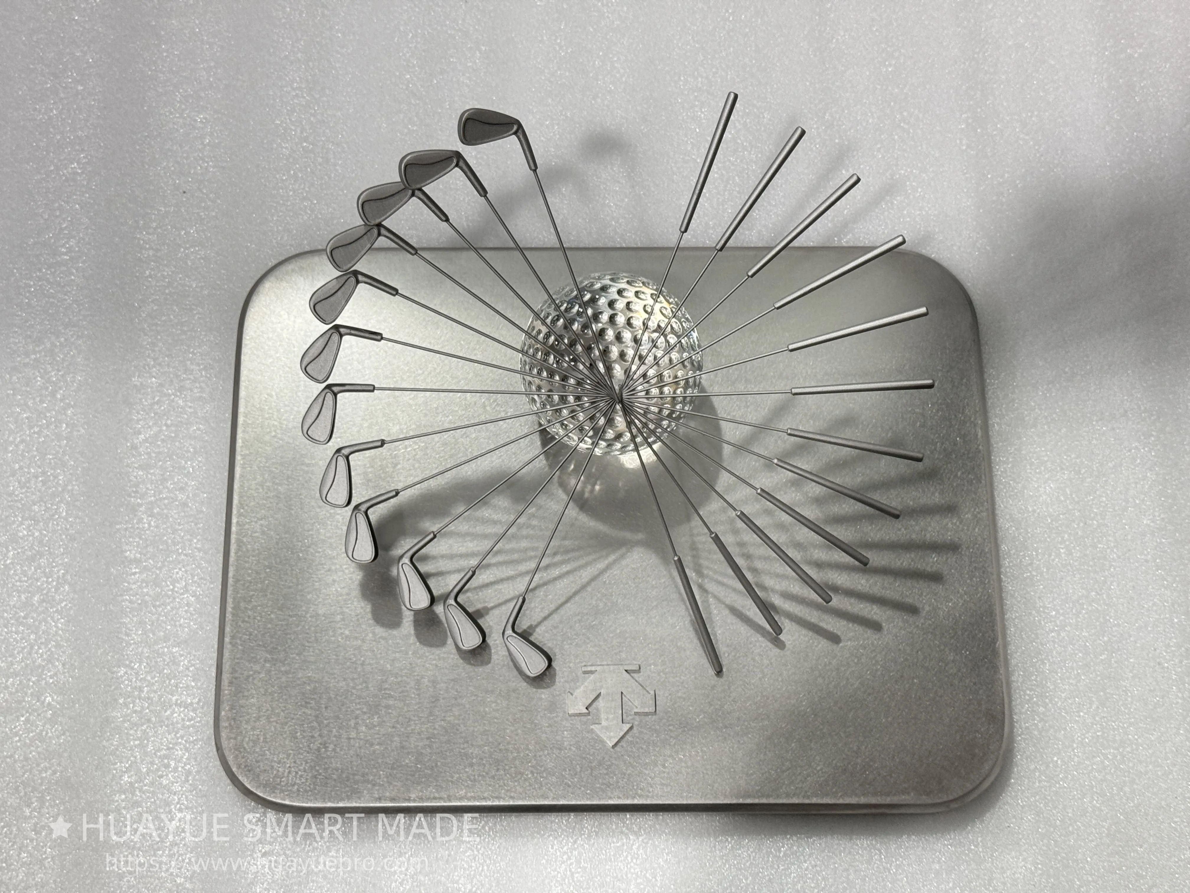 Various types of stainless steel display props and display props