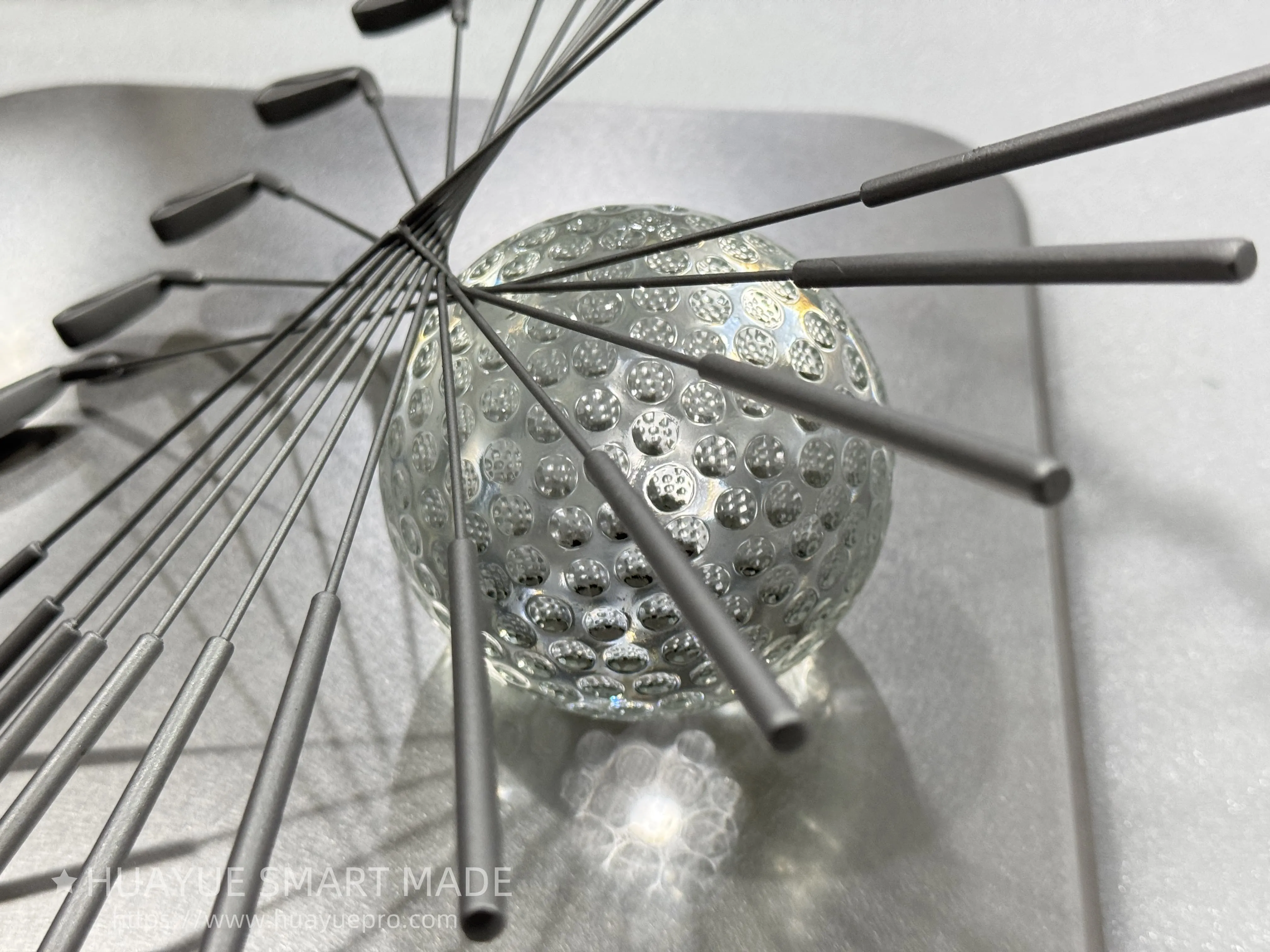 Various types of stainless steel display props and display props