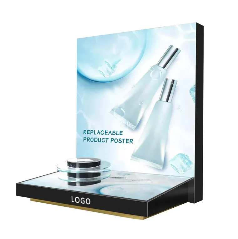 Custom Desktop Acrylic Makeup Display Stand for Cosmetics an